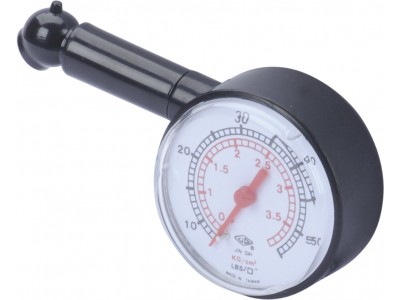 Tire pressure gauge for scooters