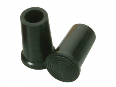 Cane rubber end, standard high black